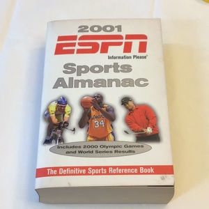 ⛱️2/$5⛱️Sale! ESPN 2001 Sports Almanac thick paperback, clean